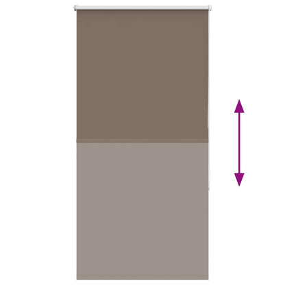 Verdunkelungsrollo Kaffeebraun 80x130cm Stoffbreite 75,7 cm