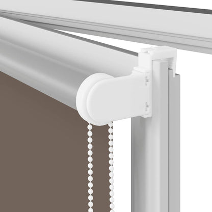 Verdunkelungsrollo Kaffeebraun 140x130cm Stoffbreite 136,6cm