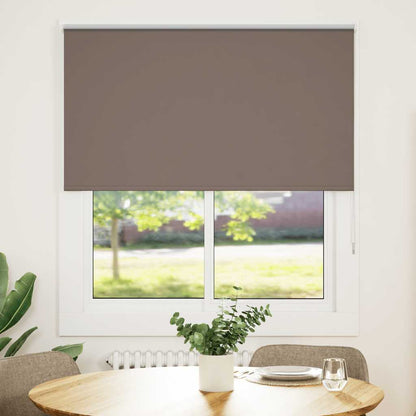 Verdunkelungsrollo Kaffeebraun 140x130cm Stoffbreite 136,6cm