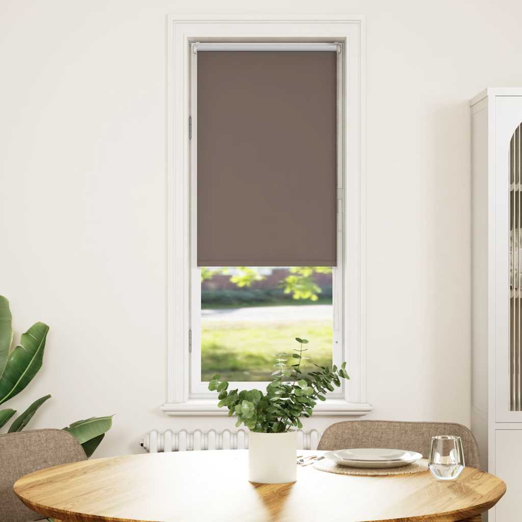 Verdunkelungsrollo Kaffeebraun 55x150cm Stoffbreite 50,7 cm