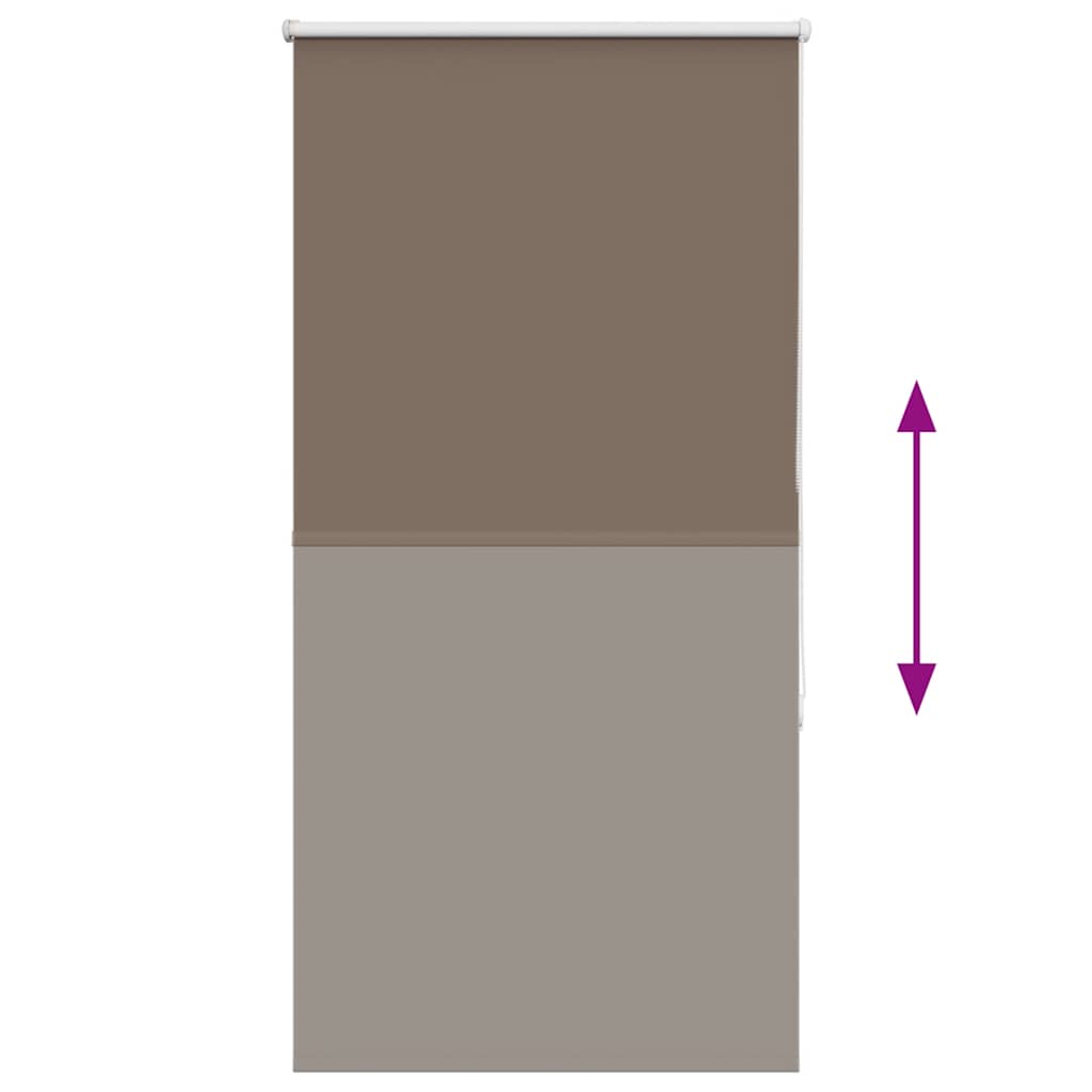 Verdunkelungsrollo Kaffeebraun 85x150cm Stoffbreite 80,7 cm