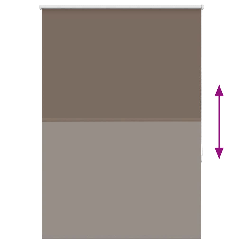 Verdunkelungsrollo Kaffeebraun 100x150cm Stoffbreite 95,7cm