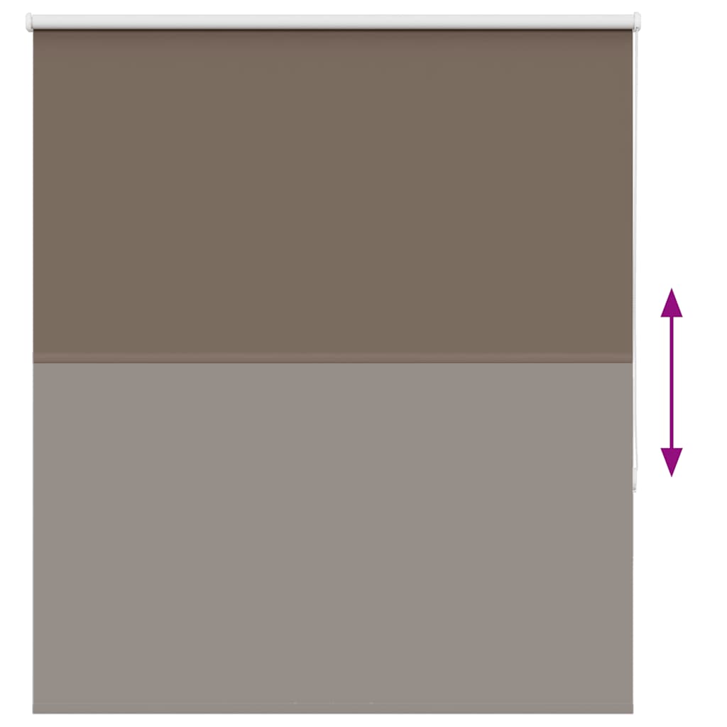Verdunkelungsrollo Kaffeebraun 120x150 cm Stoffbreite 116,6 cm