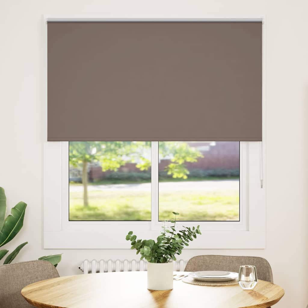 Verdunkelungsrollo Kaffeebraun 120x150 cm Stoffbreite 116,6 cm