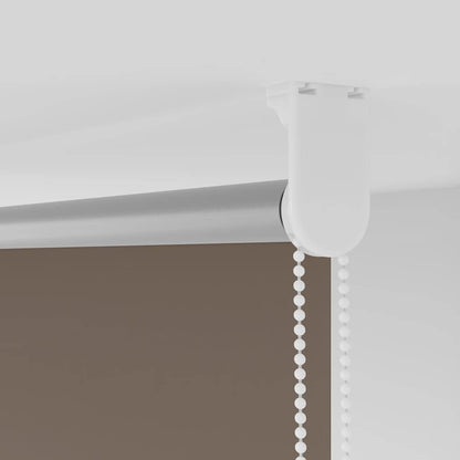 Verdunkelungsrollo Kaffeebraun 125x150 cm Stoffbreite 121,6 cm