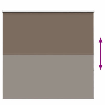Verdunkelungsrollo Kaffeebraun 150x150 cm Stoffbreite 146,6 cm