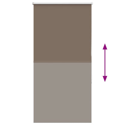 Verdunkelungsrollo Kaffeebraun 80x175cm Stoffbreite 75,7 cm