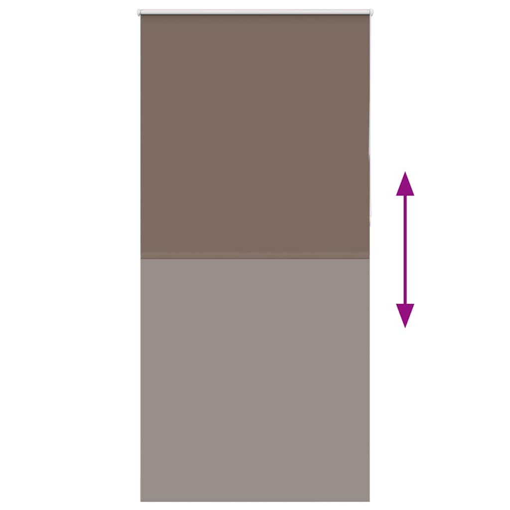 Verdunkelungsrollo Kaffeebraun 100x230 cm Stoffbreite 95,7cm