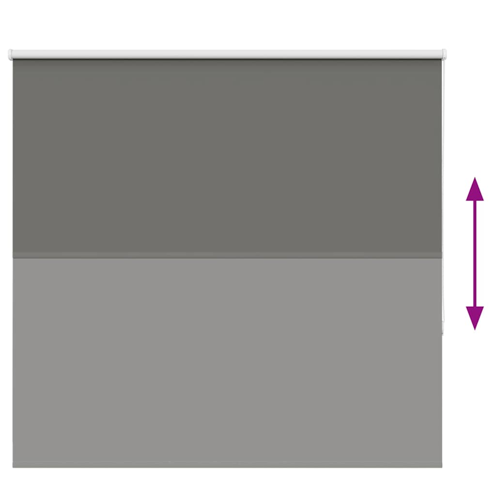 Verdunkelungsrollo Grau 160x130cm Stoffbreite 156,6cm Polyester