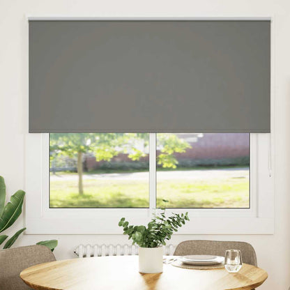 Verdunkelungsrollo Grau 165x130cm Stoffbreite 161,6cm Polyester
