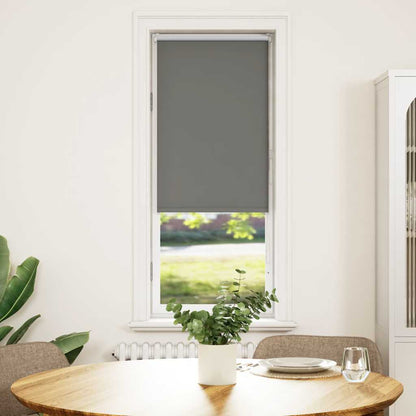 Verdunkelungsrollo Grau 55x150 cm Stoffbreite 50,7 cm Polyester