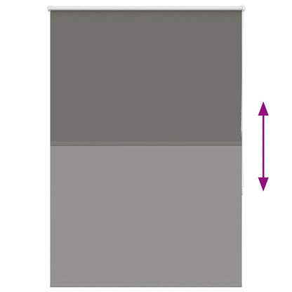 Verdunkelungsrollo Grau 90x150 cm Stoffbreite 85,7 cm Polyester