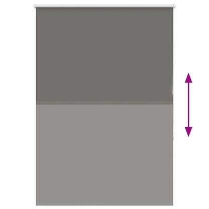Verdunkelungsrollo Grau 100x150cm Stoffbreite 95,7 cm Polyester
