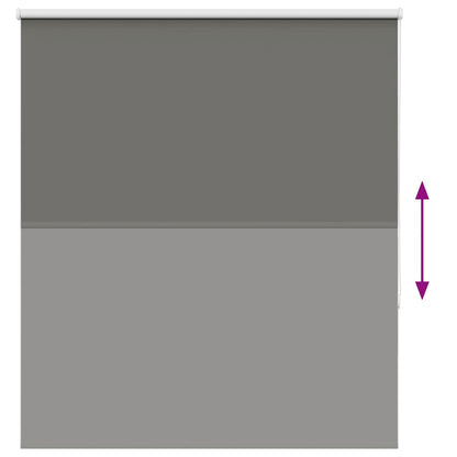 Verdunkelungsrollo Grau 120x150cm Stoffbreite 116,6cm Polyester