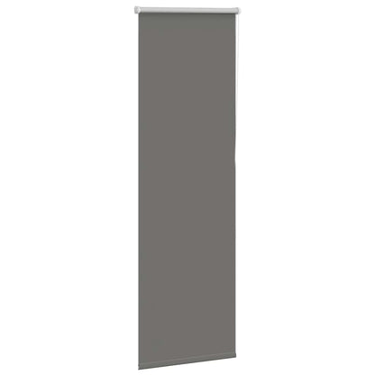 Verdunkelungsrollo Grau 50x175 cm Stoffbreite 45,7 cm Polyester