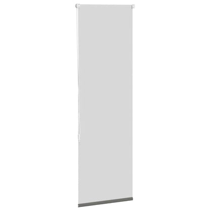 Verdunkelungsrollo Grau 50x175 cm Stoffbreite 45,7 cm Polyester