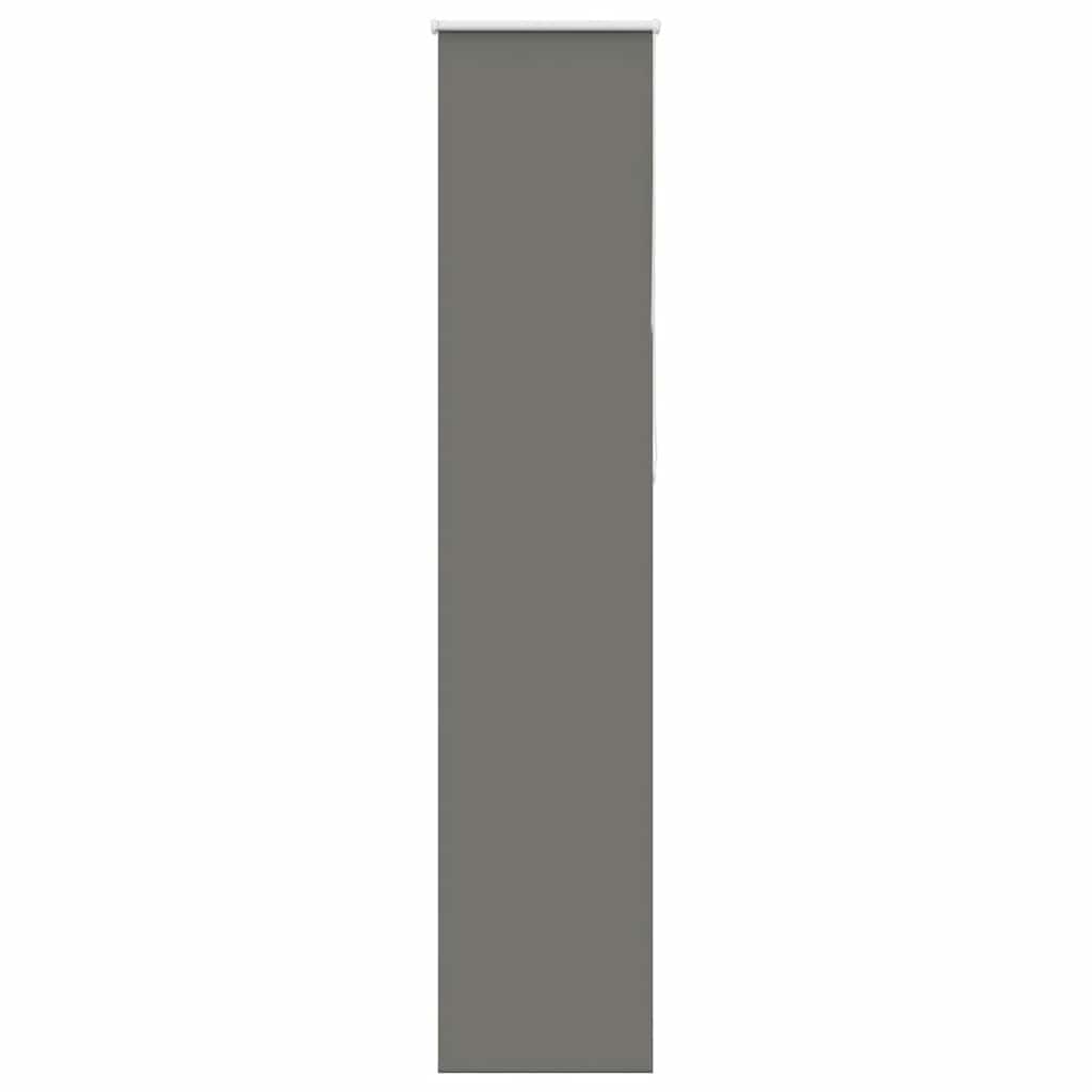 Verdunkelungsrollo Grau 50x210 cm Stoffbreite 45,7 cm Polyester
