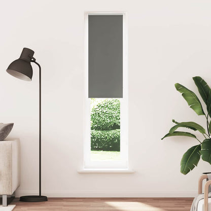Verdunkelungsrollo Grau 60x210 cm Stoffbreite 55,7 cm Polyester