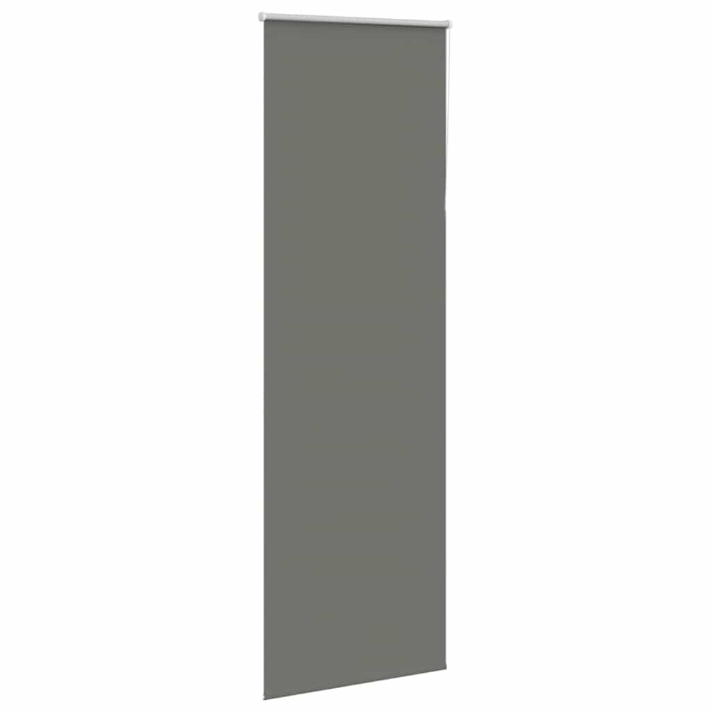 Verdunkelungsrollo Grau 65x210 cm Stoffbreite 60,7 cm Polyester