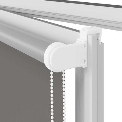 Verdunkelungsrollo Grau 125x210cm Stoffbreite 121,6cm Polyester