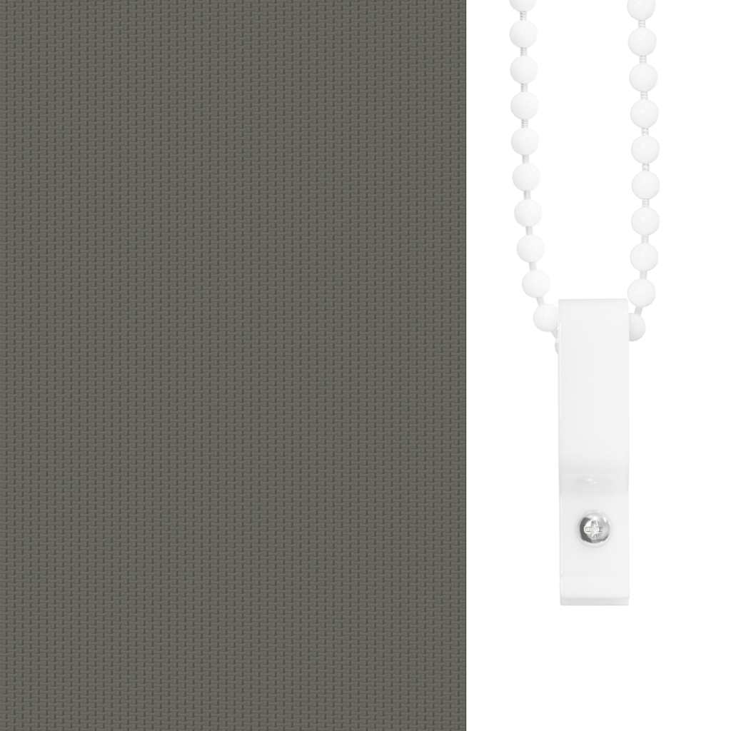 Verdunkelungsrollo Grau 125x210cm Stoffbreite 121,6cm Polyester