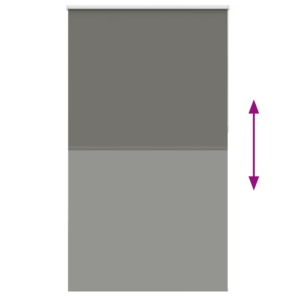 Verdunkelungsrollo Grau 140x210cm Stoffbreite 136,6cm Polyester