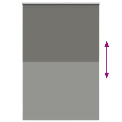 Verdunkelungsrollo Grau 150x210cm Stoffbreite 146,6cm Polyester
