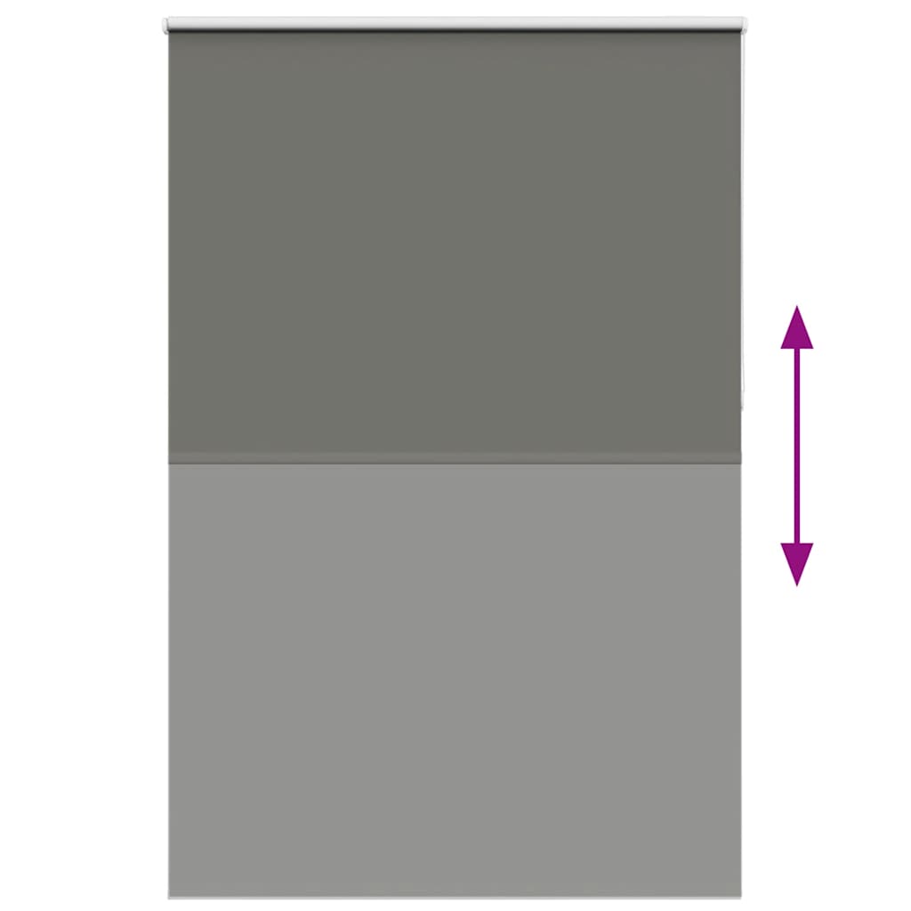 Verdunkelungsrollo Grau 160x210cm Stoffbreite 156,6cm Polyester