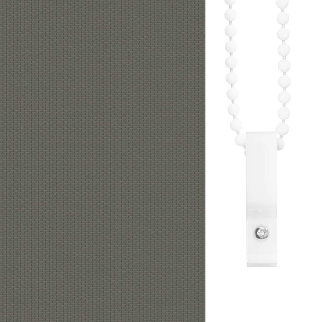 Verdunkelungsrollo Grau 50x230 cm Stoffbreite 45,7 cm Polyester