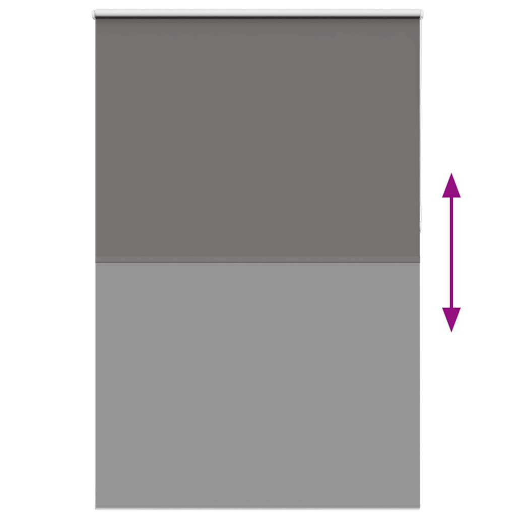 Verdunkelungsrollo Grau 160x230cm Stoffbreite 156,6cm Polyester