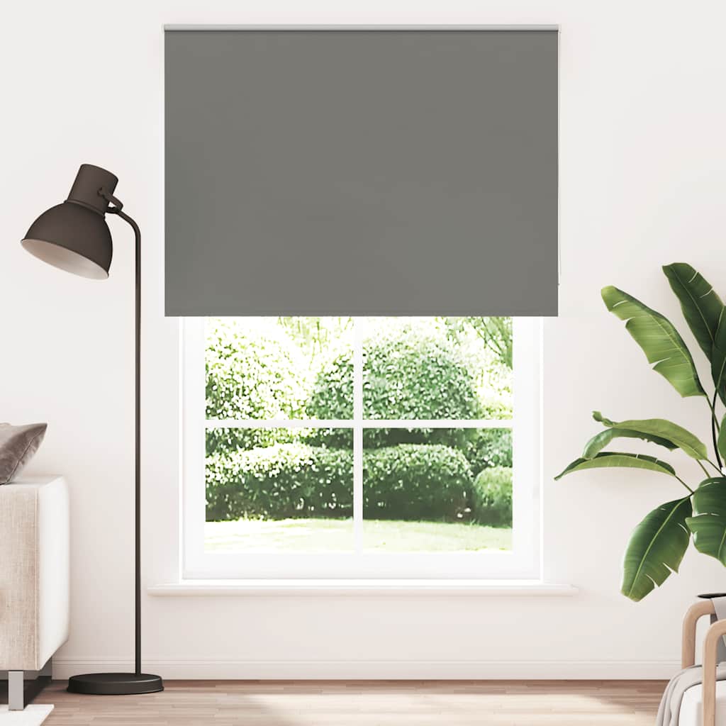 Verdunkelungsrollo Grau 165x230cm Stoffbreite 161,6cm Polyester