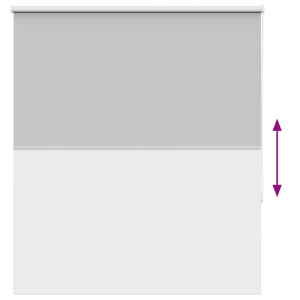 Verdunkelungsrollo Hellgrau 125x130cm Stoffbreite 121,6cm