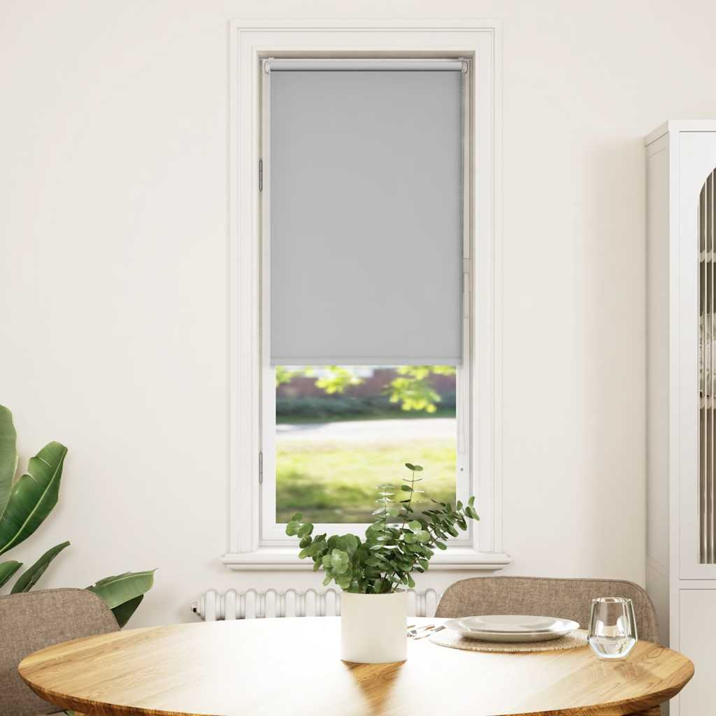 Verdunkelungsrollo Hellgrau 60x150 cm Stoffbreite 55,7 cm
