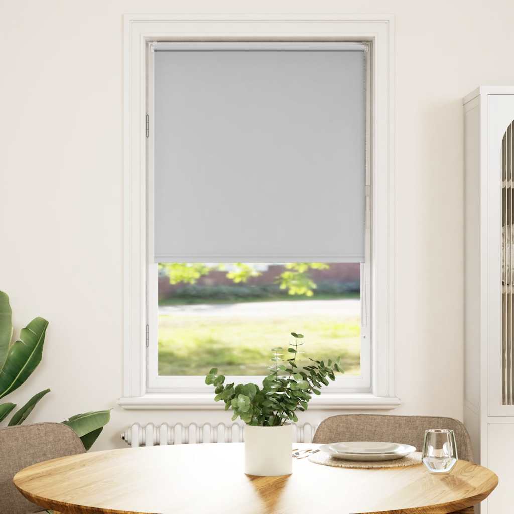 Verdunkelungsrollo Hellgrau 85x150 cm Stoffbreite 80,7 cm