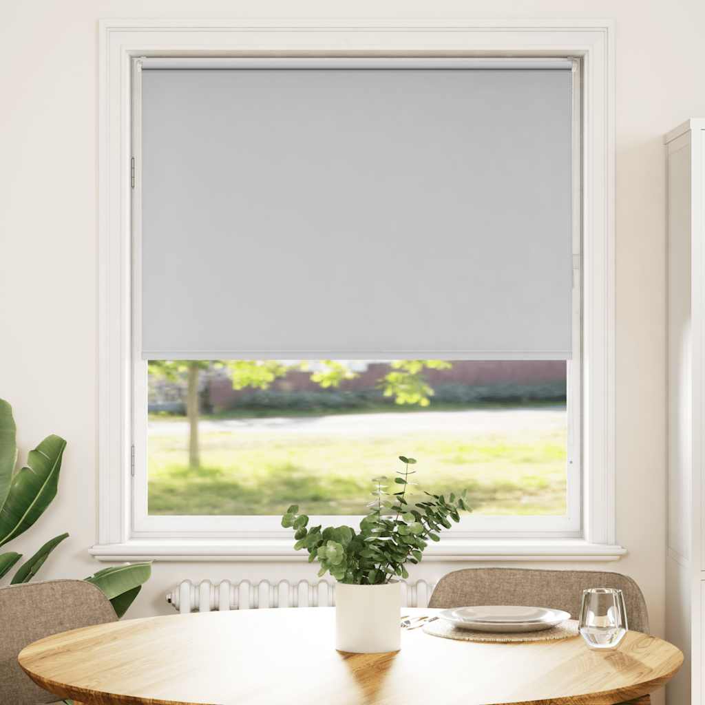 Verdunkelungsrollo Hellgrau 110x150cm Stoffbreite 105,7cm