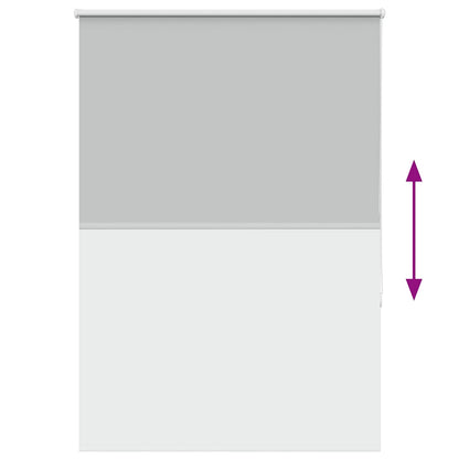 Verdunkelungsrollo Hellgrau 95x175 cm Stoffbreite 90,7 cm