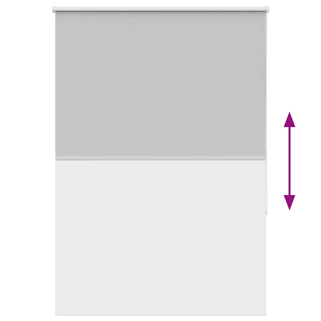 Verdunkelungsrollo Hellgrau 105x175cm Stoffbreite 100,7 cm