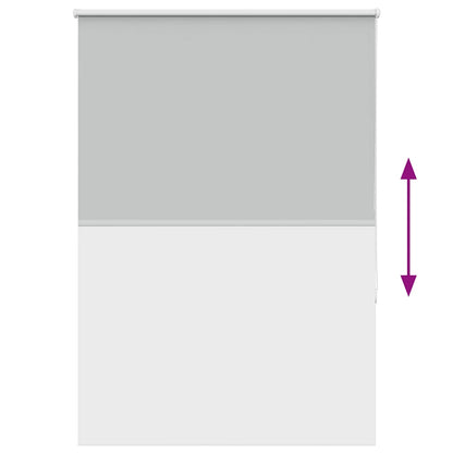 Verdunkelungsrollo Hellgrau 105x175cm Stoffbreite 100,7 cm