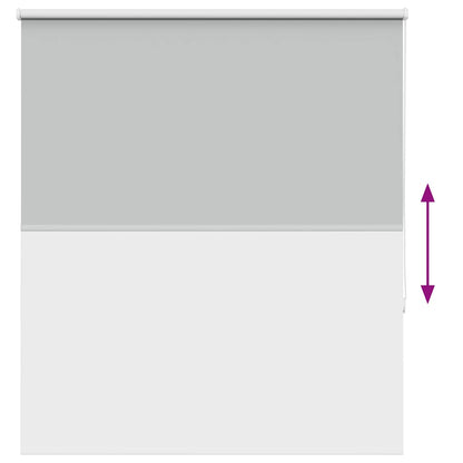 Verdunkelungsrollo Hellgrau 120x175cm Stoffbreite 116,6cm