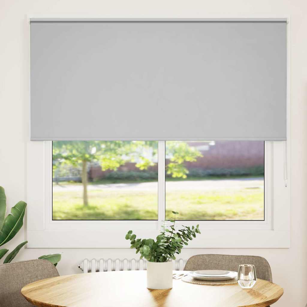 Verdunkelungsrollo Hellgrau 160x175cm Stoffbreite 156,6cm