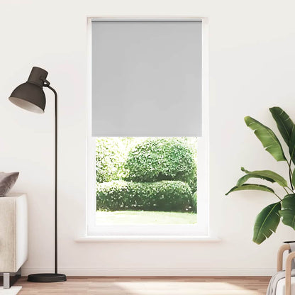 Verdunkelungsrollo Hellgrau 90x230 cm Stoffbreite 85,7 cm