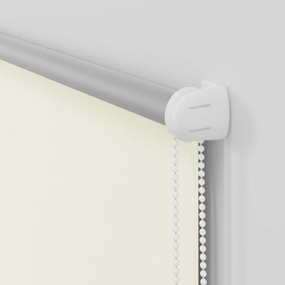 Verdunkelungsrollo Cremeweiß 80x130cm Stoffbreite 75,7 cm