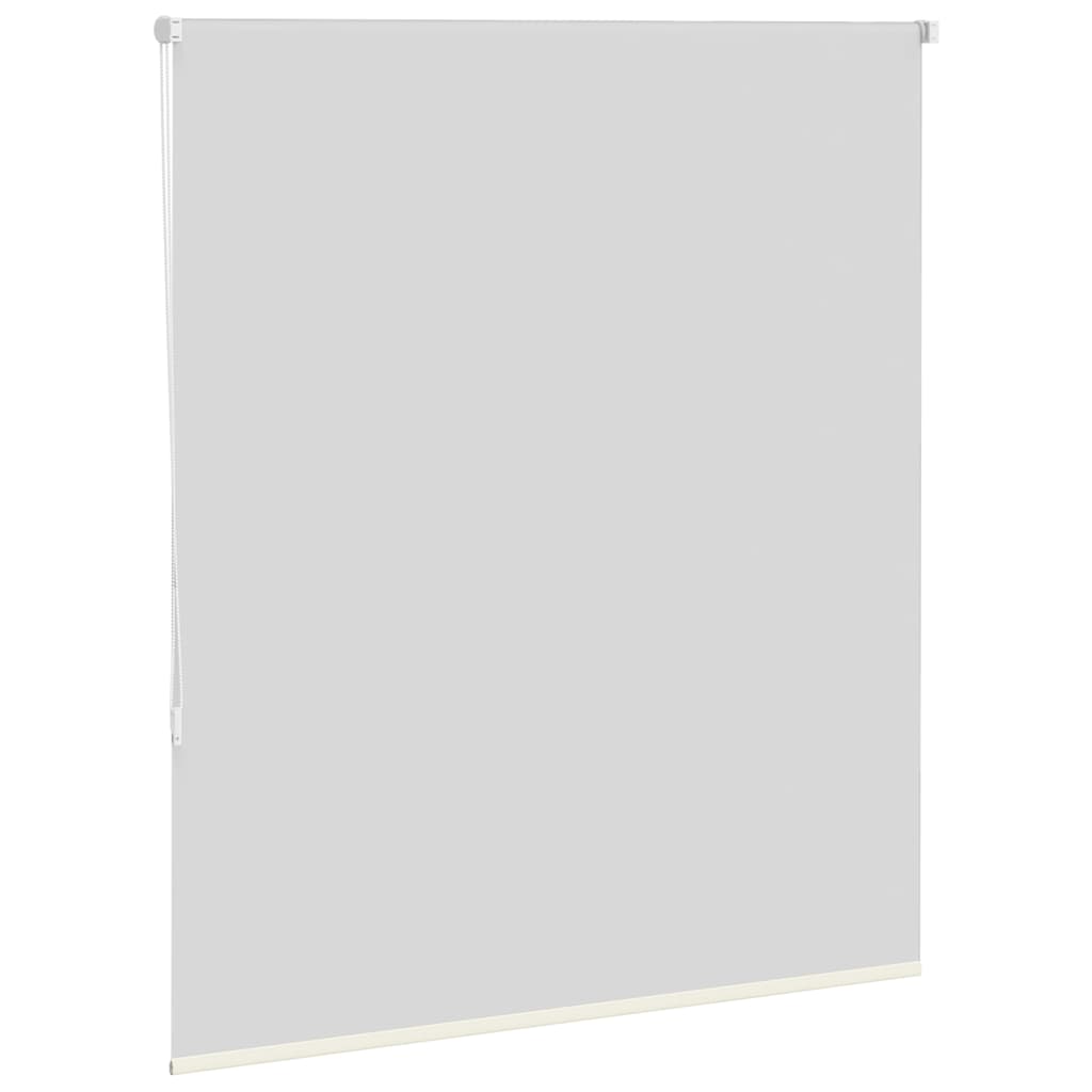 Verdunkelungsrollo Cremeweiß 125x130cm Stoffbreite 121,6cm