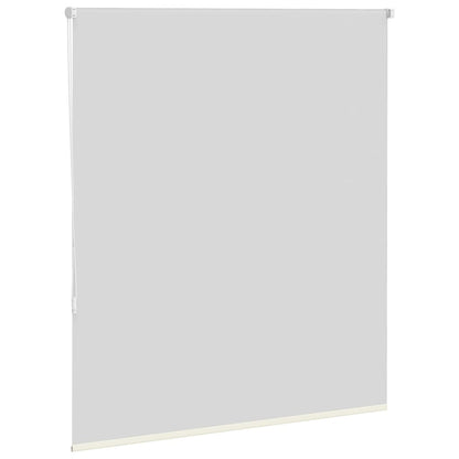 Verdunkelungsrollo Cremeweiß 140x130cm Stoffbreite 136,6cm