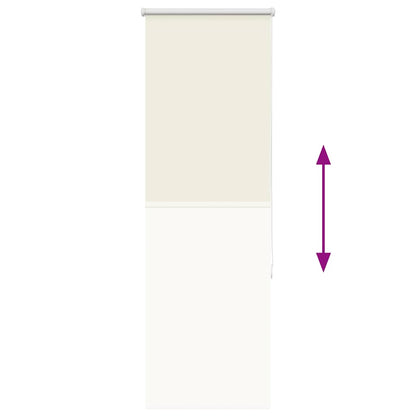Verdunkelungsrollo Cremeweiß 55x150cm Stoffbreite 50,7 cm