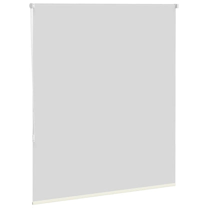 Verdunkelungsrollo Cremeweiß 120x150cm Stoffbreite 116,6cm