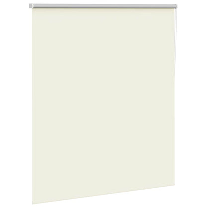 Verdunkelungsrollo Cremeweiß 130x150cm Stoffbreite 126,6cm