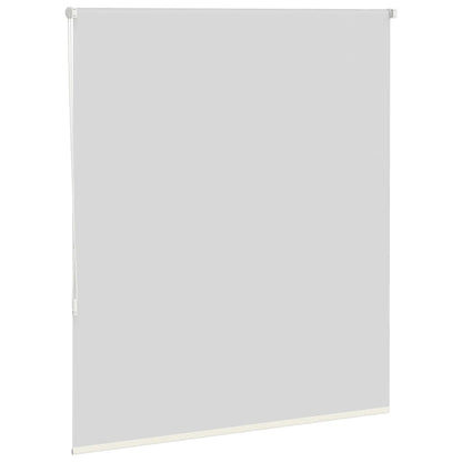 Verdunkelungsrollo Cremeweiß 130x150cm Stoffbreite 126,6cm