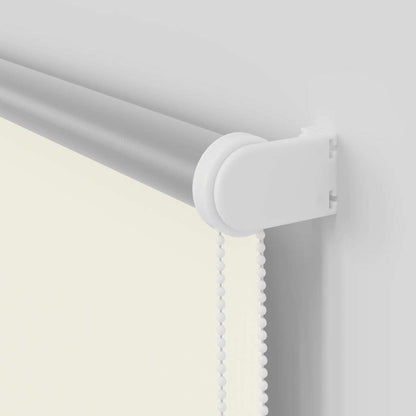 Verdunkelungsrollo Cremeweiß 150x150cm Stoffbreite 146,6cm