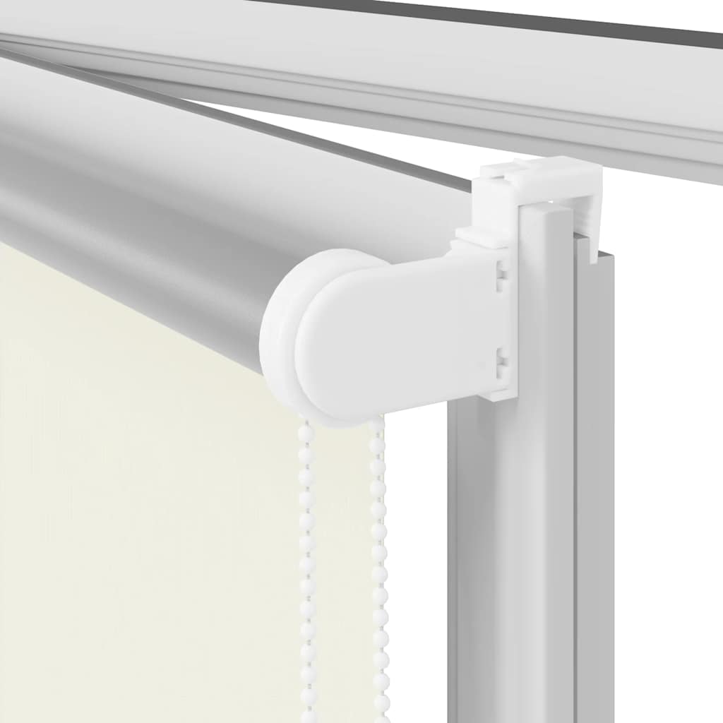 Verdunkelungsrollo Cremeweiß 150x150cm Stoffbreite 146,6cm